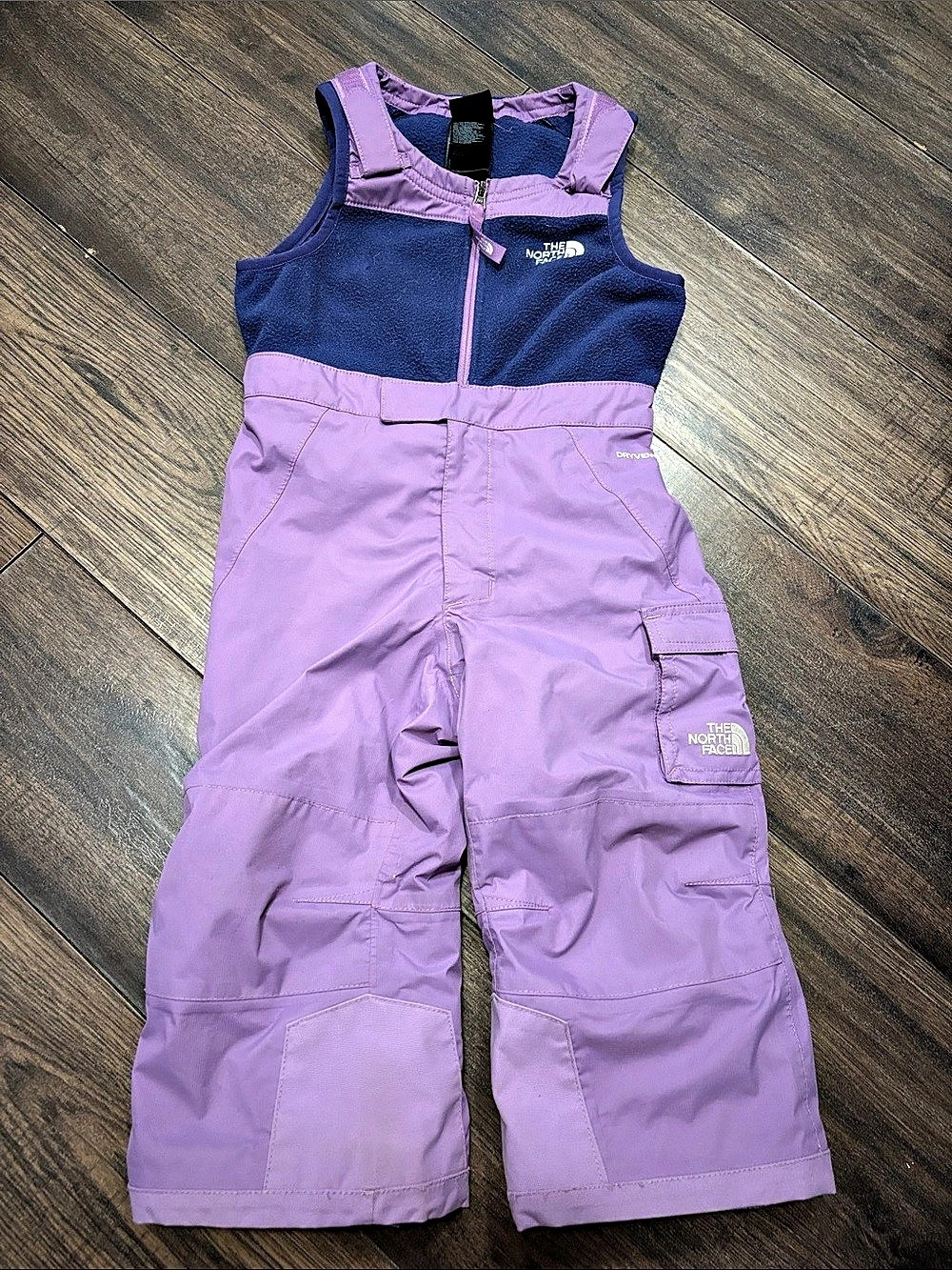 The North Face Oso Flurry Insulated Bib Purple & Blue